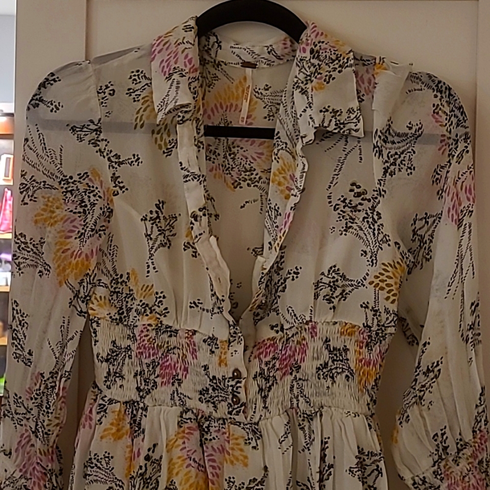 Free people fake pretend babydoll dress